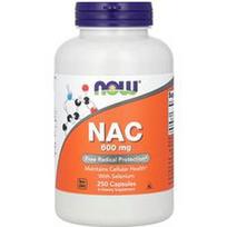 NOW Foods, NAC, 600 mg, 250 kapsulių