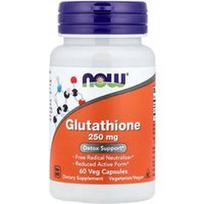 NOW Foods, Glutationas, 250 mg, 60 vegetariškų kapsulių