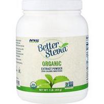NOW Foods, „Better Stevia®“, nulinio kaloringumo saldiklis, ekologiškų ekstraktų milteliai, 454 g
