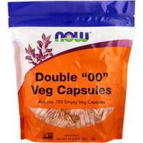 NOW Foods, Dvigubos „00“ daržovių kapsulės, apie 750 tuščių daržovių kapsulių, 91 g (3,21 uncijos)