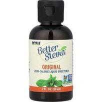 NOW Foods, „Better Stevia®“, nulinio kaloringumo skystas saldiklis, originalus, 59 ml (2 skysčio uncijos)