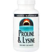 Source Naturals, Prolinas ir lizinas, 120 tablečių