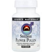 Source Naturals, Švediškų gėlių žiedadulkės, 90 tablečių