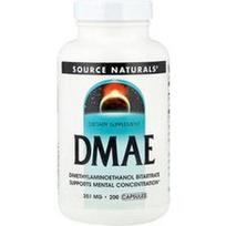 Source Naturals, DMAE, 351 mg, 200 kapsulių