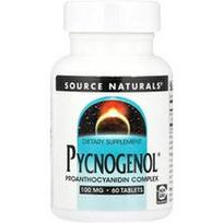 Source Naturals, Pycnogenol®, 100 mg, 60 tablečių