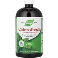 Nature's Way, „Chlorofresh®“, skystas chlorofilas, mėtos skonio, 480 ml