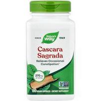 Nature's Way, Cascara Sagrada, 270 mg, 180 veganiškų kapsulių