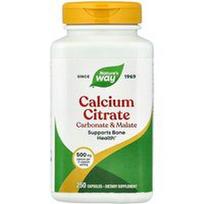 Nature's Way, Kalcio citratas, 250 kapsulių (250 mg vienoje kapsulėje)