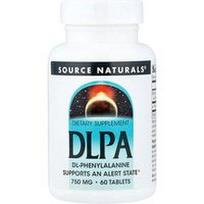 Source Naturals, DLPA, 60 tablečių