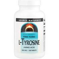 Source Naturals, L-tirozinas, 500 mg, 100 tablečių
