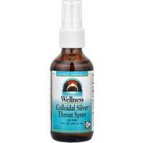 Source Naturals, „Wellness Colloidal Silver™“ gerklės purškalas, 59,14 ml