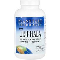 Planetary Herbals, Triphala, 180 tablečių (1000 mg vienoje tabletėje)
