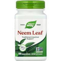 Nature's Way, Nimbmedžio lapas, 100 veganiškų kapsulių (475 mg vienoje kapsulėje)
