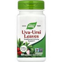 Nature's Way, Uva-Ursi lapai, 100 veganiškų kapsulių (370 mg vienoje kapsulėje)