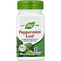 Nature's Way, Pipirmėčių lapai, 100 veganiškų kapsulių (350 mg vienoje kapsulėje)