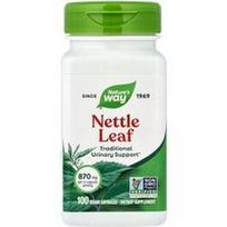 Nature's Way, Dilgėlių lapai, 100 veganiškų kapsulių (435 mg vienoje kapsulėje)