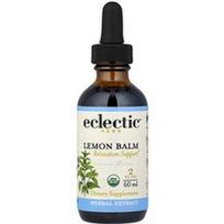 Eclectic Herb, Citrinų melisos ekstraktas, atsipalaidavimui, 60 ml