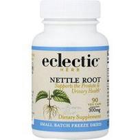 Eclectic Herb, Dilgėlių šaknis, padeda palaikyti prostatos ir šlapimo takų sveikatą, 300 mg, 90 daržovių kapsulių