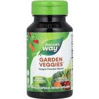 Nature's Way, „Garden Veggies™“, daržovių miltelių mišinys, 60 veganiškų kapsulių
