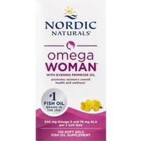 Nordic Naturals, Omega Woman® su nakvišų aliejumi, 120 minkštųjų kapsulių