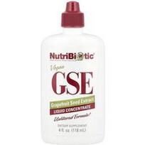 NutriBiotic, Veganiškas GSE, greipfrutų sėklų ekstraktas, skystas koncentratas, 100 mg, 118 ml (4 skysčio uncijos)