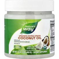 Nature's Way, Organinis ypač tyras kokosų aliejus, 453 g
