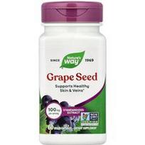 Nature's Way, Vynuogių sėklų, 100 mg, 60 veganiškų kapsulių