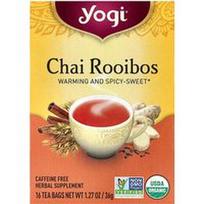 Yogi Tea, Chai Rooibos arbata be kofeino, 16 arbatos pakelių, 36 g