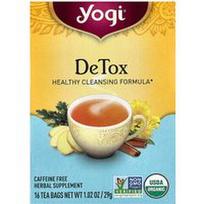 Yogi Tea, DeTox, be kofeino, 16 arbatos pakelių, 29 g
