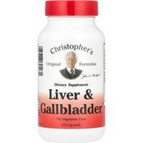 Christopher's Original Formulas, Kepenų ir tulžies pūslės, 415 mg, 100 vegetariškų kapsulių