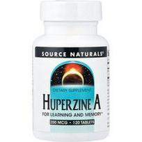 Source Naturals, Huperzinas A, 200 mcg, 120 tablečių