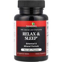 Futurebiotics, „Relax & Sleep®“ su L-teaninu, 60 vegetariškų tablečių