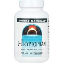 Source Naturals, L-triptofanas, 500 mg, 60 kapsulių
