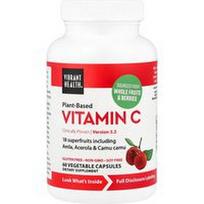 Vibrant Health, Augalinis vitaminas C, 60 augalinių kapsulių