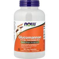 NOW Foods, Gliukomananas, 575 mg, 180 vegetariškų kapsulių