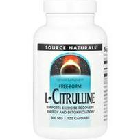 Source Naturals, L-citrulinas, 500 mg, 120 kapsulių