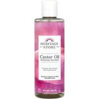 Heritage Store, Ricinos aliejus, maitinamoji priemonė, 237 ml
