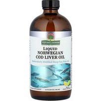 Nature's Answer, Skystas norvegiškas menkių kepenų aliejus, natūralus citrinų ir laimų skonis, 480 ml