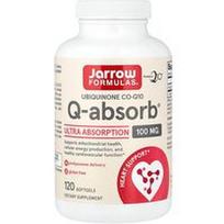 Jarrow Formulas, Q-Absorb®, 100 mg, 120 minkštųjų kapsulių
