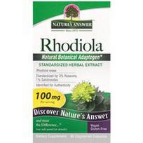 Nature's Answer, Rhodiola, 100 mg, 60 vegetariškų kapsulių