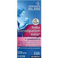 Mommy's Bliss, Kūdikiams nuo vidurių užkietėjimo + prebiotikai, nuo 6 mėnesių amžiaus, 120 ml (4 skysčio uncijos)