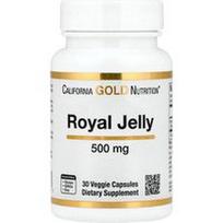 California Gold Nutrition, Bičių pienelis, 500 mg, 30 vegetariškų kapsulių