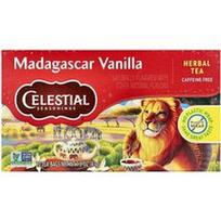 Celestial Seasonings, Žolelių arbata, Madagaskaro vanilė, be kofeino, 20 arbatos maišelių, 1.5 uncijos (43 g)