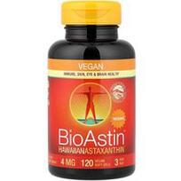 Nutrex Hawaii, BioAstin®, Havajų astaksantinas, 4 mg, 120 veganiškų minkštųjų gelinių kapsulių