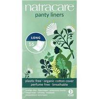 Natracare, Kelnaitės įklotai, ekologiškos medvilnės užvalkalas, ilgas, 16 įdėklų