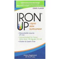 A.C. Grace Company, Iron Up, skystas geležies papildas, vynuogės, 2 fl oz (60 ml)