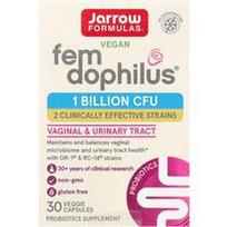 Jarrow Formulas, Vegan Fem Dophilus®, 1 milijardas KSV, 30 daržovių kapsulių
