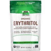 NOW Foods, Tikras maistas, ekologiškas eritritolis, 1 svaras (454 g)