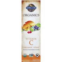 Garden of Life, Ekologiškas vitamino C purškiklis, apelsinų-mandarinų, 2 fl oz (58 ml)