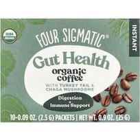 Four Sigmatic, Protect, tirpi ekologiška kava su Chaga ir Kordicepso grybais, vidutinio skrudinimo, 10 pakelių, po 0,09 uncijos (2,5 g)